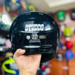 Studds Raider Super Plain Glossy Black Helmet