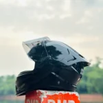 Studds Raider Super Plain Glossy Black Helmet