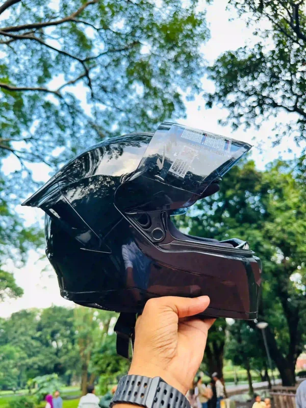 Vega sonic glossy black helmet - Image 2