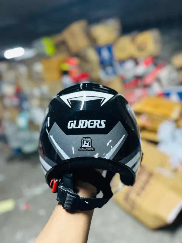 Gliders City Graphic Half Face Helmet - Image 6