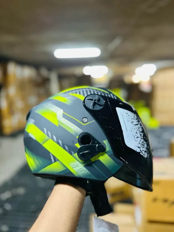 Gliders City Graphic Half Face Helmet - Image 4