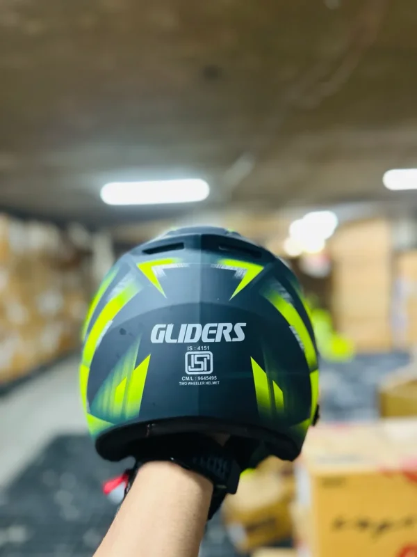 Gliders City Graphic Half Face Helmet - Image 8