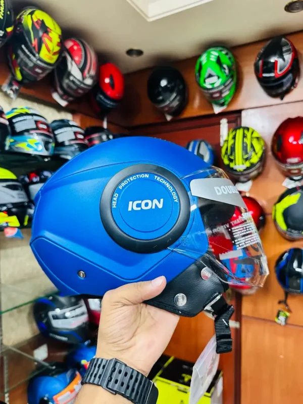 Icon Half Face Bike Helmet - Image 3
