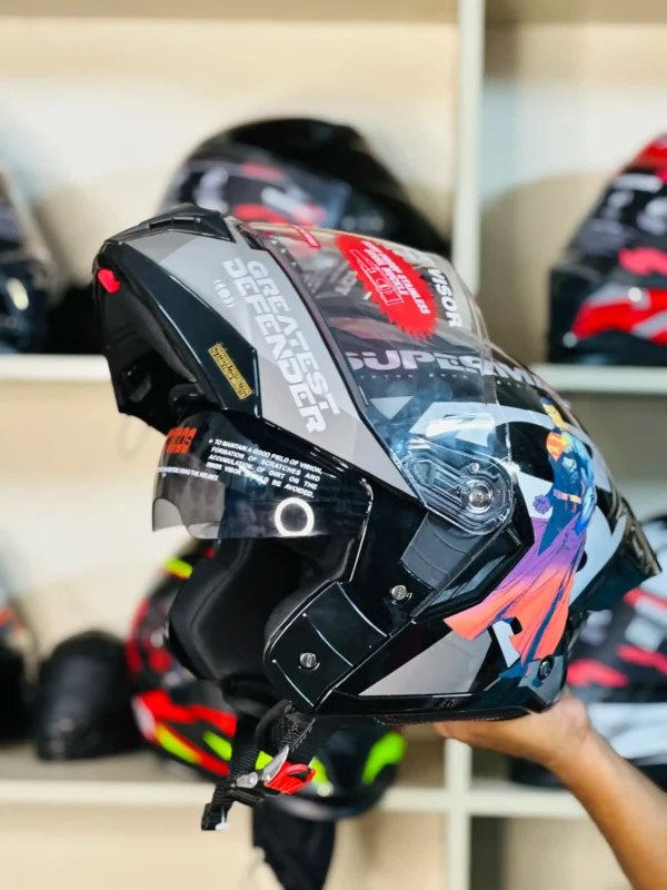 Studds Helios Superman Edition Helmet - Image 5